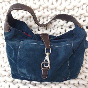 DOONEY & BOURKE suede & leather shoulder bag